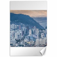 Aerial Cityscape Quito Ecuador Canvas 24  X 36  by dflcprintsclothing