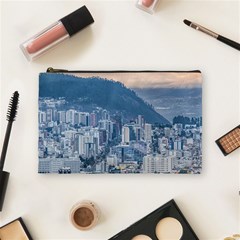 Aerial Cityscape Quito Ecuador Cosmetic Bag (medium) by dflcprintsclothing