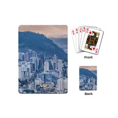 Aerial Cityscape Quito Ecuador Playing Cards Single Design (mini)