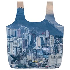 Aerial Cityscape Quito Ecuador Full Print Recycle Bag (xl) by dflcprintsclothing