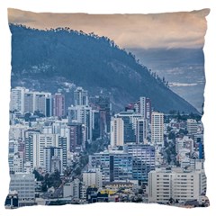 Aerial Cityscape Quito Ecuador Standard Flano Cushion Case (one Side) by dflcprintsclothing