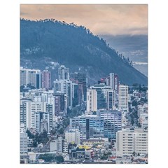 Aerial Cityscape Quito Ecuador Drawstring Bag (small)