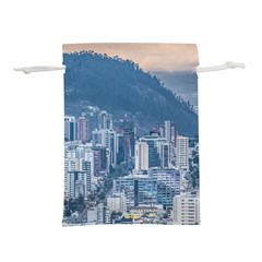 Aerial Cityscape Quito Ecuador Lightweight Drawstring Pouch (m)