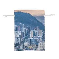 Aerial Cityscape Quito Ecuador Lightweight Drawstring Pouch (l) by dflcprintsclothing