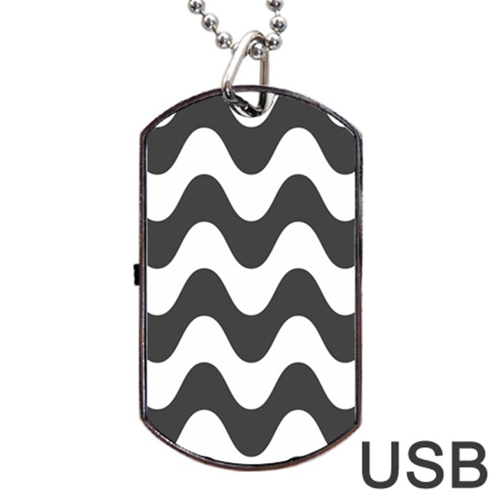 Copacabana  Dog Tag USB Flash (Two Sides)