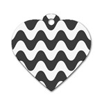 Copacabana  Dog Tag Heart (Two Sides) Front