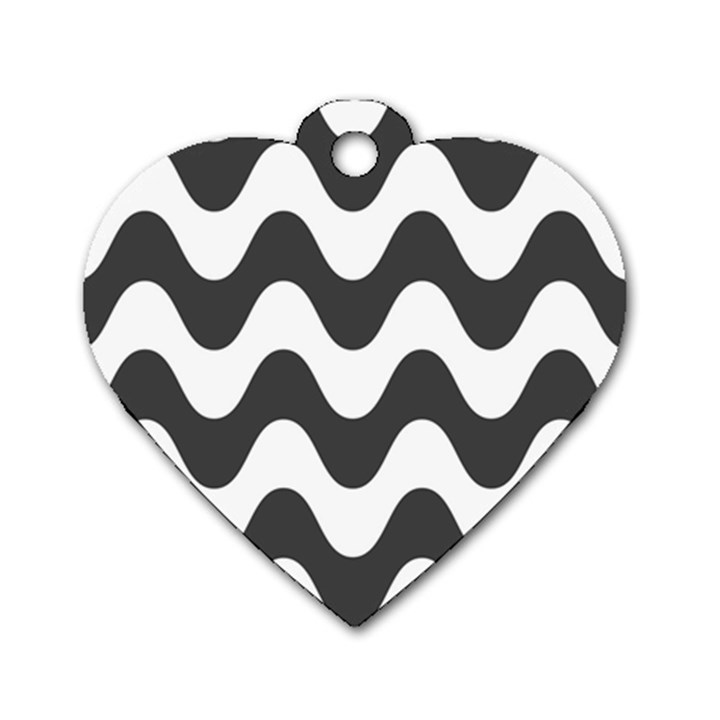 Copacabana  Dog Tag Heart (Two Sides)