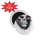 Monster Monkey from the woods 1.75  Magnets (10 pack)  Front