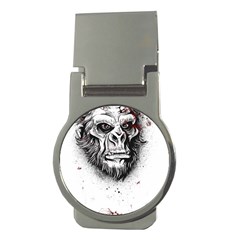 Monster Monkey From The Woods Money Clips (round)  by DinzDas