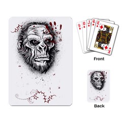 Monster Monkey From The Woods Playing Cards Single Design (rectangle) by DinzDas