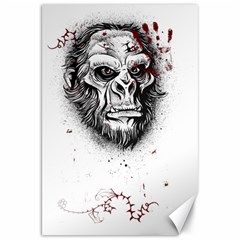 Monster Monkey From The Woods Canvas 20  X 30  by DinzDas