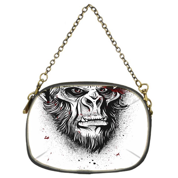 Monster Monkey from the woods Chain Purse (One Side)