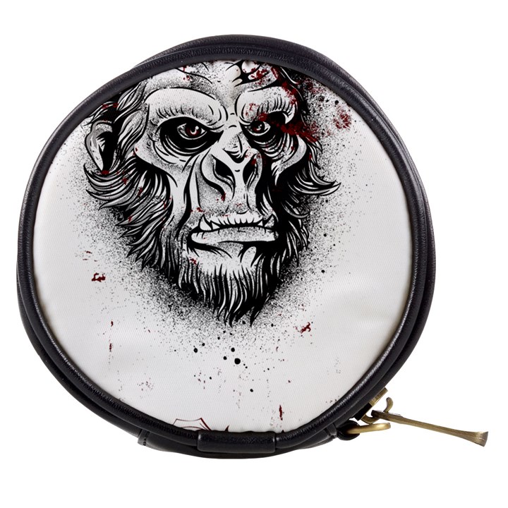 Monster Monkey from the woods Mini Makeup Bag