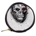 Monster Monkey from the woods Mini Makeup Bag Back