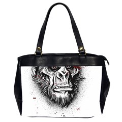 Monster Monkey From The Woods Oversize Office Handbag (2 Sides) by DinzDas