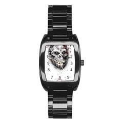 Monster Monkey From The Woods Stainless Steel Barrel Watch by DinzDas