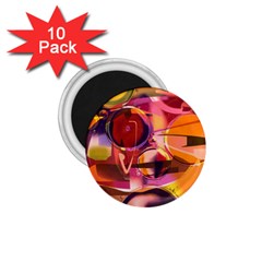 Fractured Colours 1 75  Magnets (10 Pack)  by helendesigns