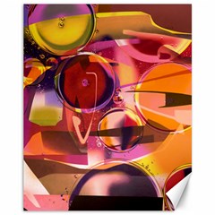 Fractured Colours Canvas 11  X 14  by helendesigns