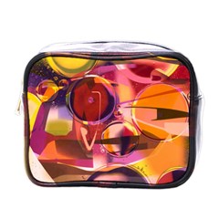 Fractured Colours Mini Toiletries Bag (one Side)