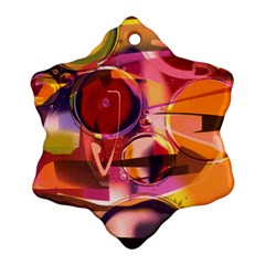 Fractured Colours Ornament (snowflake)