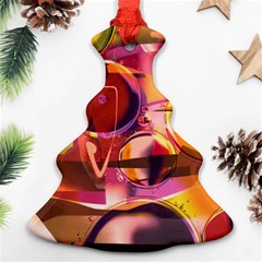 Fractured Colours Christmas Tree Ornament (two Sides)