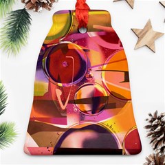 Fractured Colours Bell Ornament (two Sides)