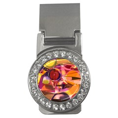 Fractured Colours Money Clips (cz)  by helendesigns