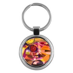 Fractured Colours Key Chain (round) by helendesigns