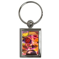 Fractured Colours Key Chain (rectangle) by helendesigns