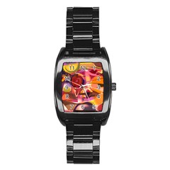 Fractured Colours Stainless Steel Barrel Watch