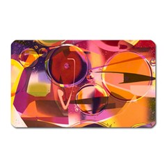 Fractured Colours Magnet (rectangular) by helendesigns