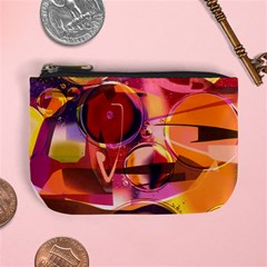 Fractured Colours Mini Coin Purse by helendesigns