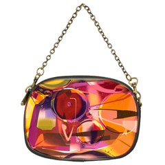 Fractured Colours Chain Purse (two Sides)