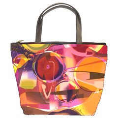 Fractured Colours Bucket Bag by helendesigns