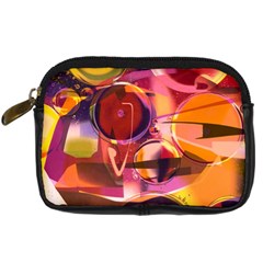 Fractured Colours Digital Camera Leather Case by helendesigns