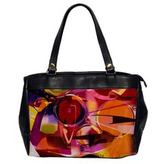 Fractured Colours Oversize Office Handbag by helendesigns