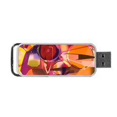 Fractured Colours Portable Usb Flash (one Side) by helendesigns