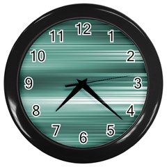 Tech Abstract Print Wall Clock (black) by dflcprintsclothing