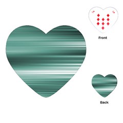 Tech Abstract Print Playing Cards Single Design (heart) by dflcprintsclothing