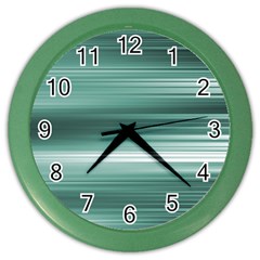 Tech Abstract Print Color Wall Clock by dflcprintsclothing