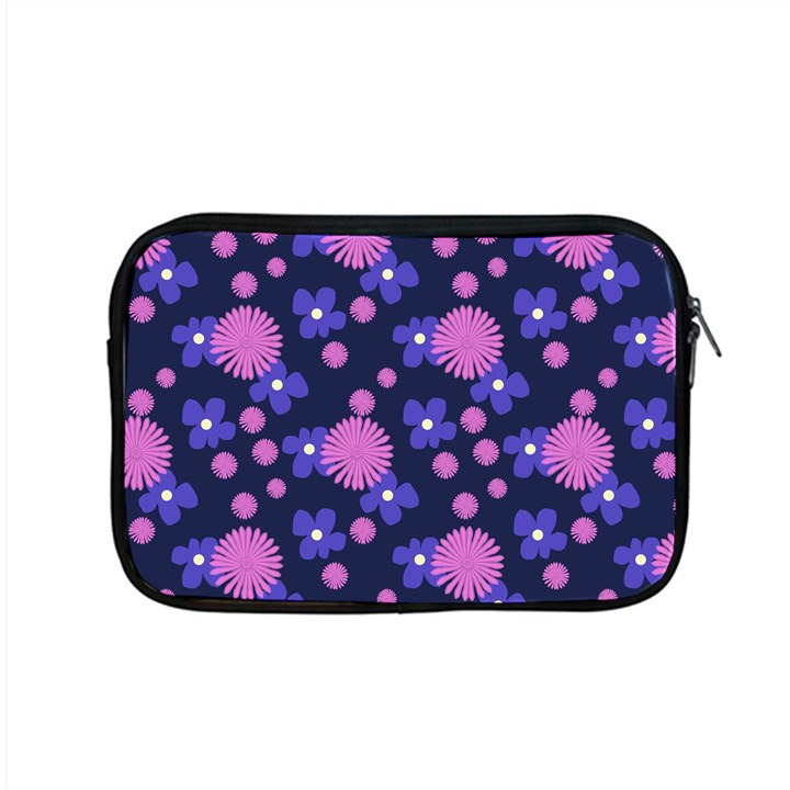 Pink and Blue Flowers Apple MacBook Pro 15  Zipper Case