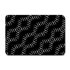 Black And White Geo Print Small Doormat 