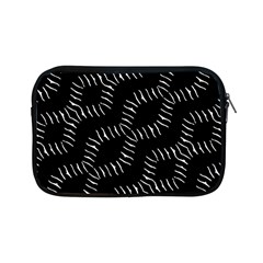 Black And White Geo Print Apple Ipad Mini Zipper Cases by dflcprintsclothing