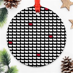 Herd Immunity Round Ornament (two Sides) by helendesigns