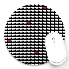 Herd Immunity Round Mousepads by helendesigns