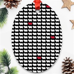 Herd Immunity Ornament (oval) by helendesigns