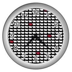 Herd Immunity Wall Clock (silver) by helendesigns