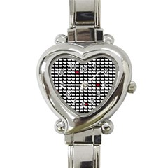 Herd Immunity Heart Italian Charm Watch by helendesigns