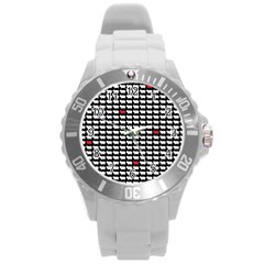 Herd Immunity Round Plastic Sport Watch (l) by helendesigns