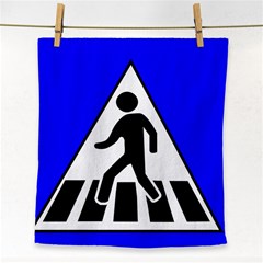 Cross Crossing Crosswalk Line Walk Face Towel